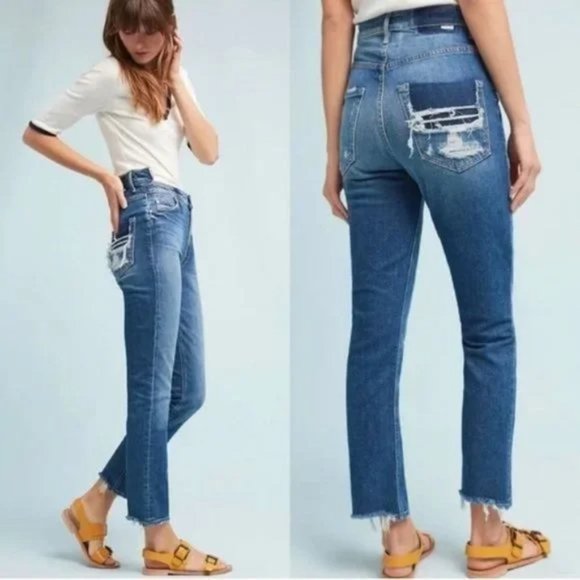 MOTHER Denim - Mother Superior The Dazzler Shift Jean in Your Treat or Mine Size 30